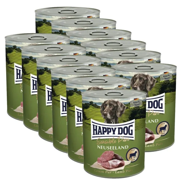 Happy Dog Lamm Pur Neuseeland 12 x 800g / jahňacie