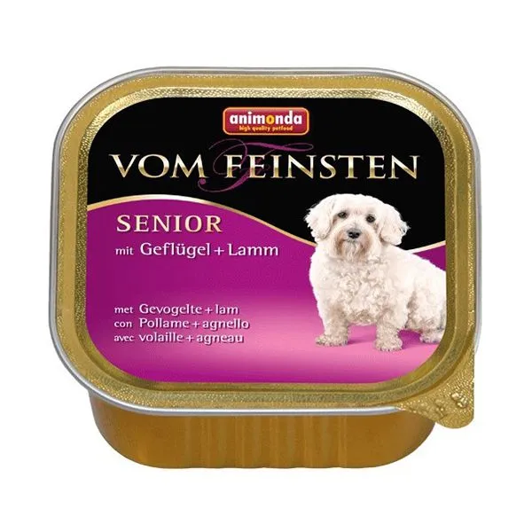 ANIMONDA Senior paštéta - jahňacie + kur. mäso, 150 g