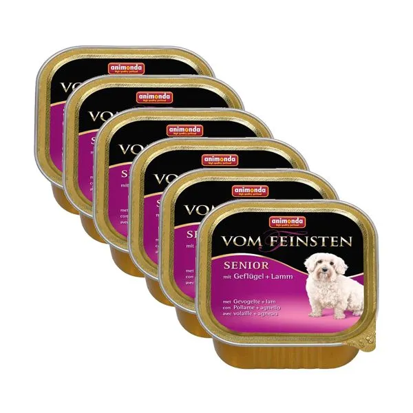 ANIMONDA Senior paštéta - jahňacie + kur. mäso, 6 x 150 g