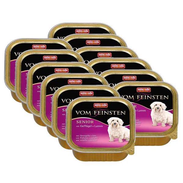 ANIMONDA Senior paštéta - jahňacie + kur. mäso, 12 x 150 g