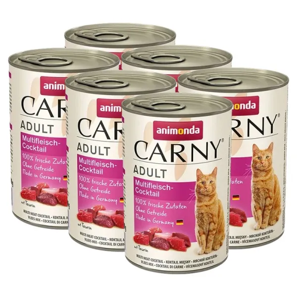 Animonda Carny Adult s mäsovou zmesou - 6 x 400 g