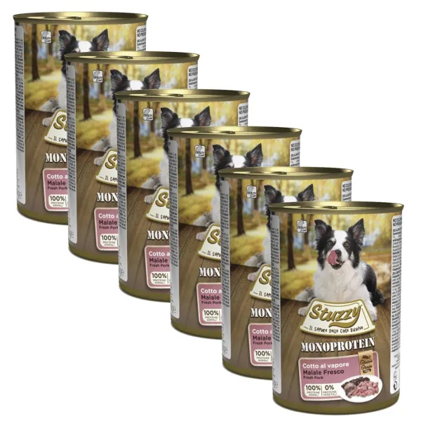 Konzerva Stuzzy Monoprotein bravčové 6 x 400 g