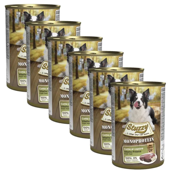 Konzerva Stuzzy Monoprotein teľacie 6 x 400 g