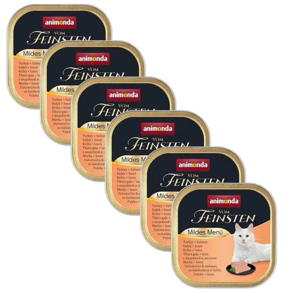 Animonda Vom Feinsten Mild Menue - Morka a losos 6 x 100 g