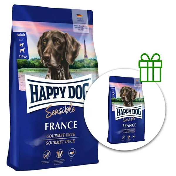 Happy Dog Sensible France 11 kg + 3 kg ZADARMO