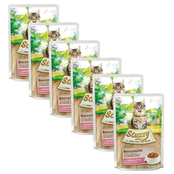 Stuzzy Cat Chunks bravčové kúsky v šťave 6 x 85 g