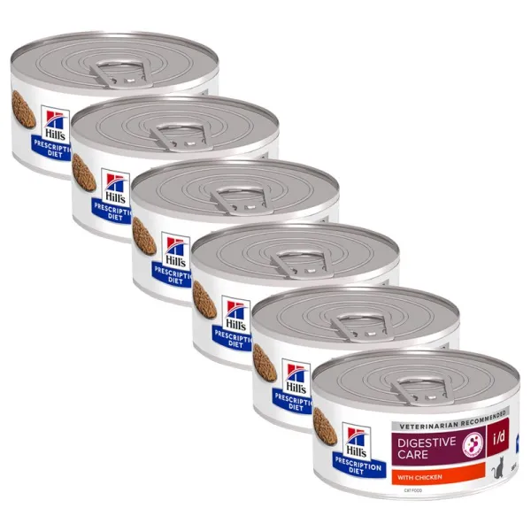 Hill's Prescription Diet i/d Starostlivosť o zažívanie konzerva pre mačky 6 x 156 g