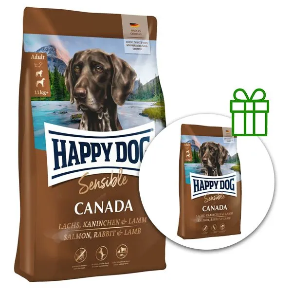 Happy Dog Sensible Canada 11 kg + 3 kg ZADARMO