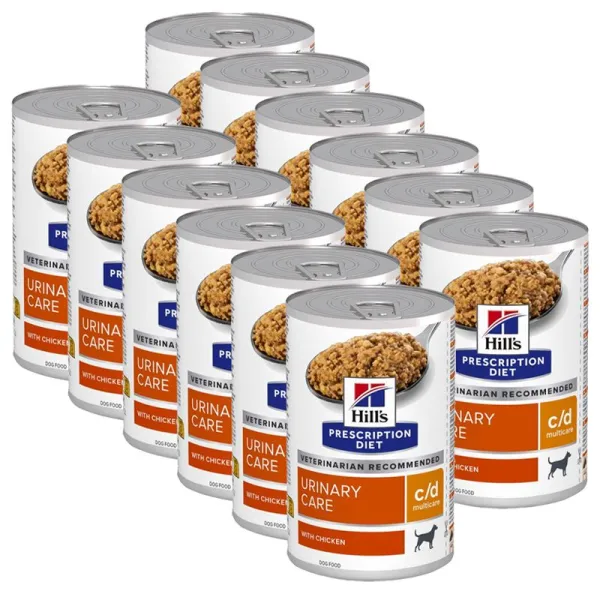 Hill's Prescription Diet c/d Multicare Starostlivosť o močový systém pre psov 12 x 370 g