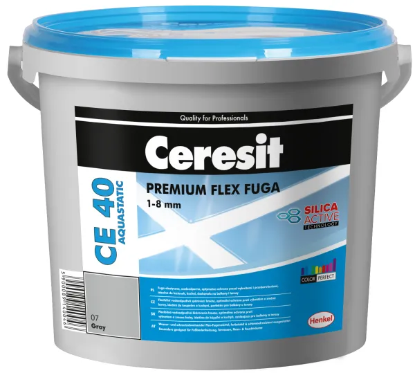 VÝPREDAJ CERESIT CE 40 AQUASTATIC - Vodeodolná škárovacia hmota 5 kg almond brown