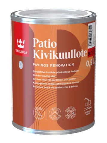 VÝPREDAJ PATIO KIVIKUULLOTE - Moridlo na zámkovú dlažbu a betón v exteriéri TVT EK07 9 L