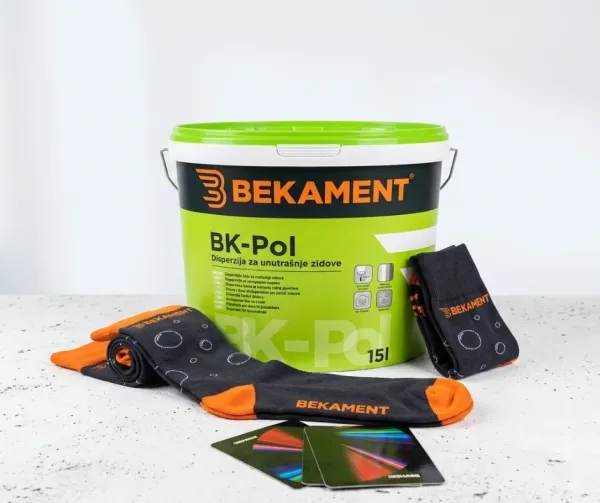 BEKAMENT BK-POL - Oteruvzdorná interiérová farba (biela, 15 L)