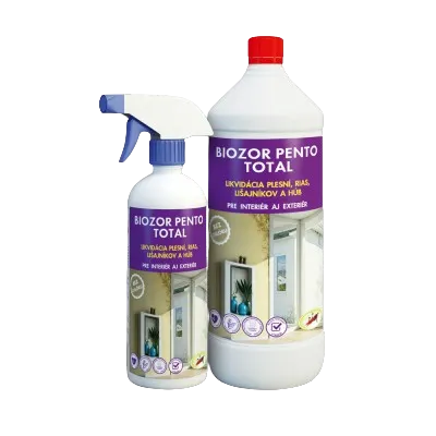 BIOZOR PENTO TOTAL - Protiplesňový prípravok do interiéru aj exteriéru (s rozprašovačom) 0,5 L