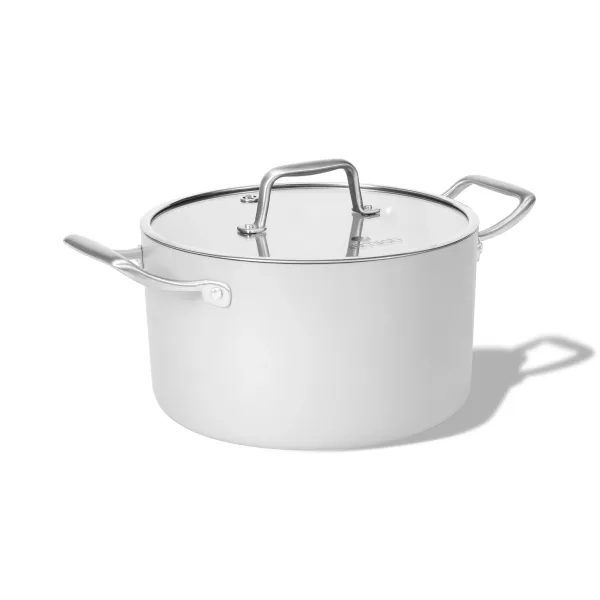 Elmich Nepriľnavý keramický hrniec Vital Ø 24 cm (5L) - krémovo biela