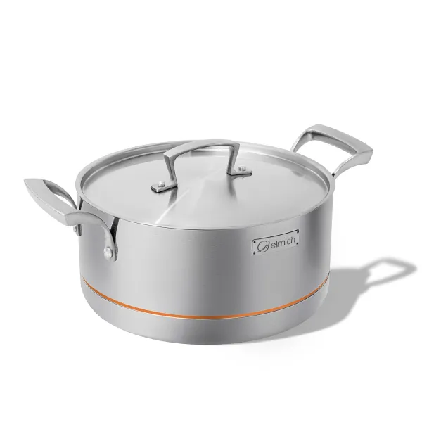 Elmich Päťvrstvový nerezový hrniec Penta Copper s medeným jadrom Ø 24 cm (5L)
