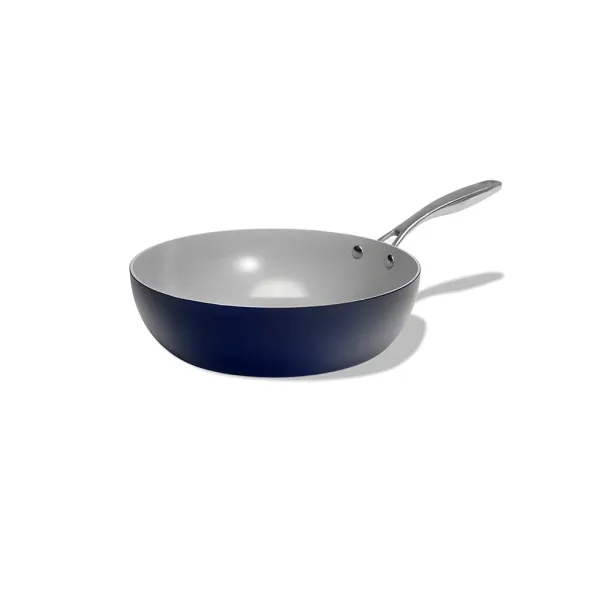 Elmich Nepriľnavá keramická Wok panvica Vital Ø 26 cm - tmavomodrá