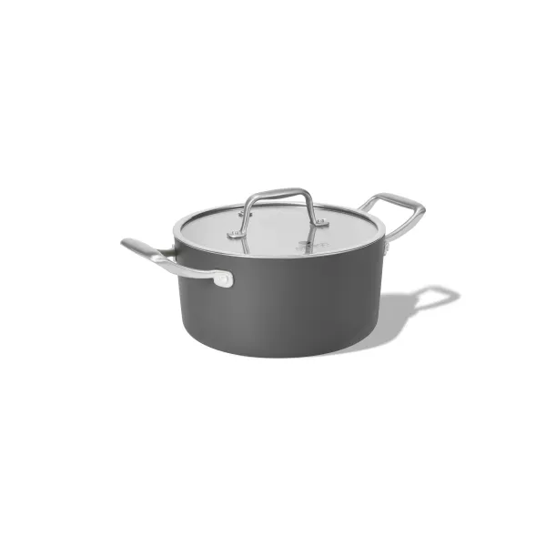 Elmich Nepriľnavý keramický hrniec Vital Ø 18 cm (2L) - tmavosivý