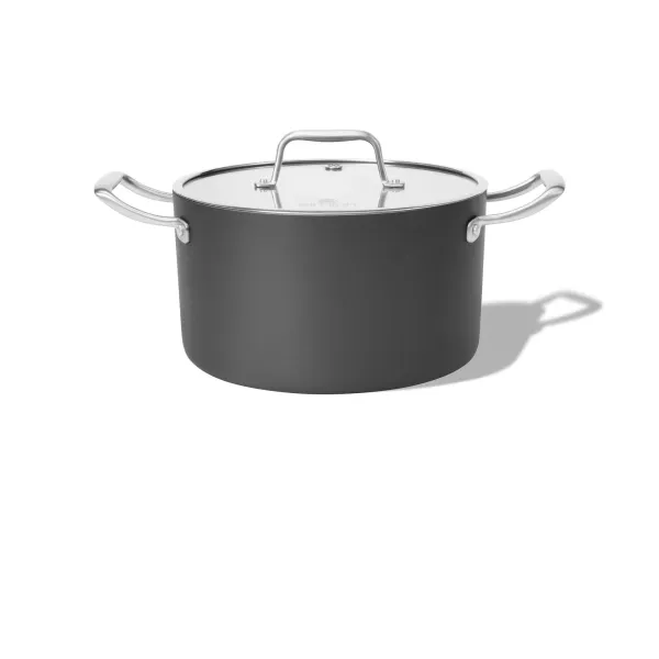 Elmich Nepriľnavý keramický hrniec Vital Ø 20 cm (2,5L) - tmavosivý