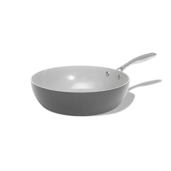 Elmich Nepriľnavá keramická Wok panvica Vital Ø 28 cm - tmavosivá