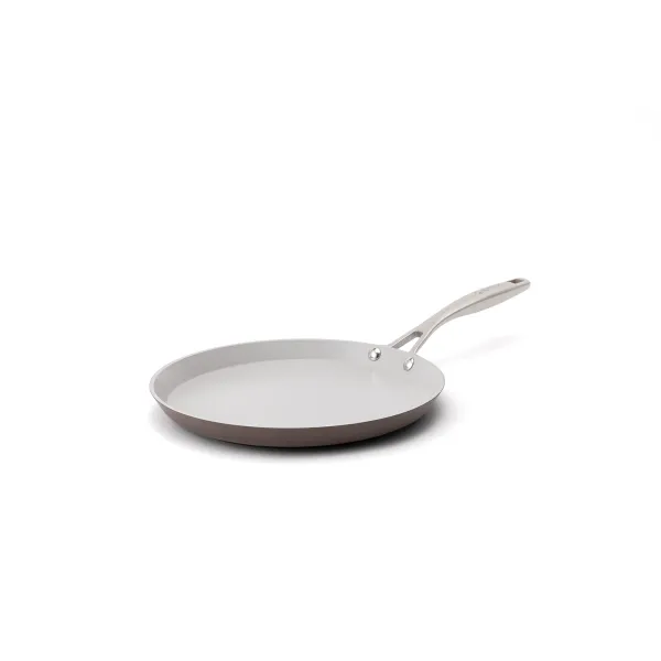 Elmich Nepriľnavá keramická panvica na palacinky Zen Ø 26 cm – hnedá