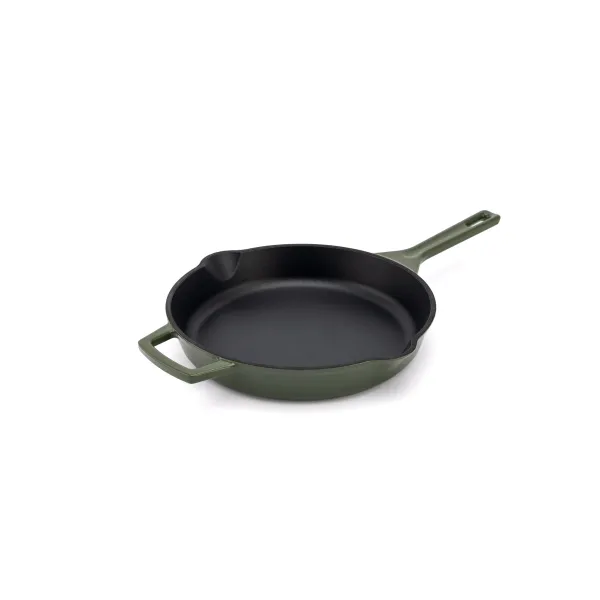 Elmich Smaltovaná liatinová panvica Ember 26 cm olivovozelená