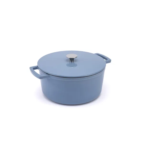 Elmich Smaltovaný liatinový hrniec Ember 28 cm modrý