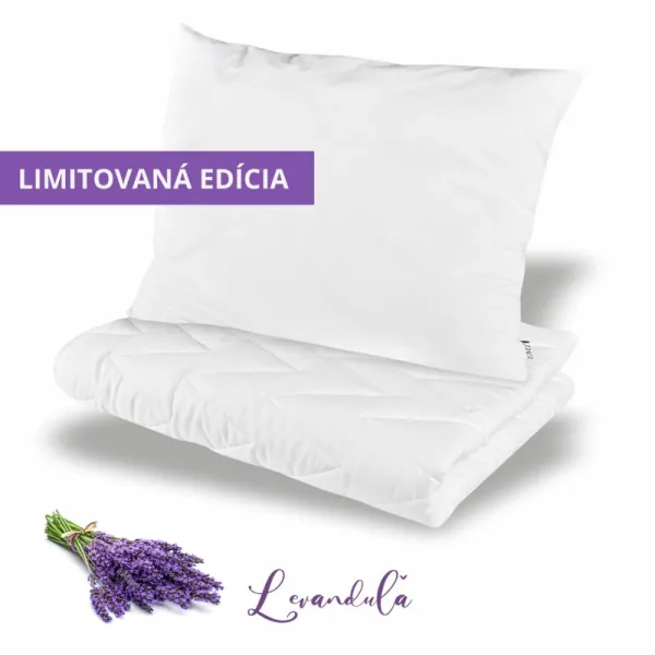 Levanduľový set prikrývky a vankúša 140x200 + 70x90 Harmony EMI