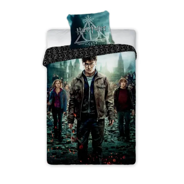 Obliečky Harry Potter a Dary smrti 140x200 + 70x90 cm FARO