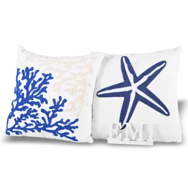 Obliečky na vankúše 40x40 cm Ocean set 2 ks EMI