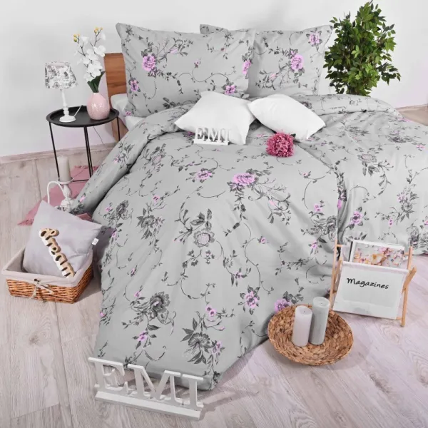 Obliečky bavlnené Lora EMI, Štandardný set jednolôžko obsahuje 1x 140x200 + 1x 70x90