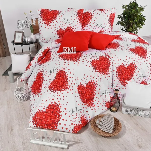 Flanelové obliečky Anica EMI, Štandardný set jednolôžko obsahuje 1x 140x200 + 1x 70x90