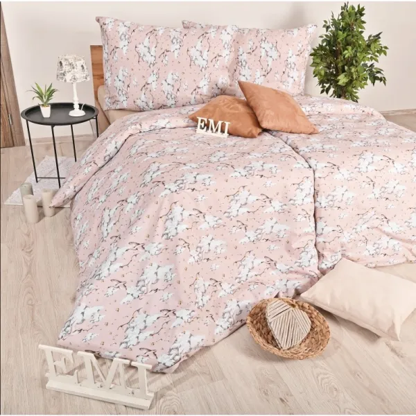 Obliečky bavlnené Swan EMI, Štandardný set jednolôžko obsahuje 1x 140x200 + 1x 70x90