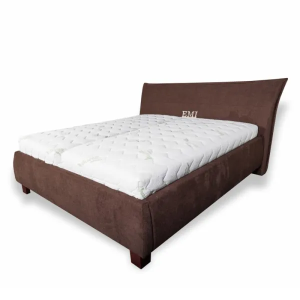 Posteľ čalúnená VALERIA LUX + lamelový rošt + matrac EMI