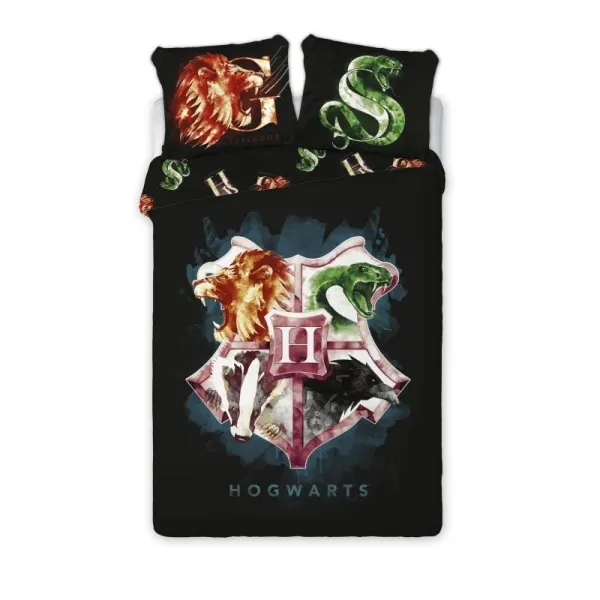 Obliečky Harry Potter Hogwarts 140x200 + 70x90 cm FARO