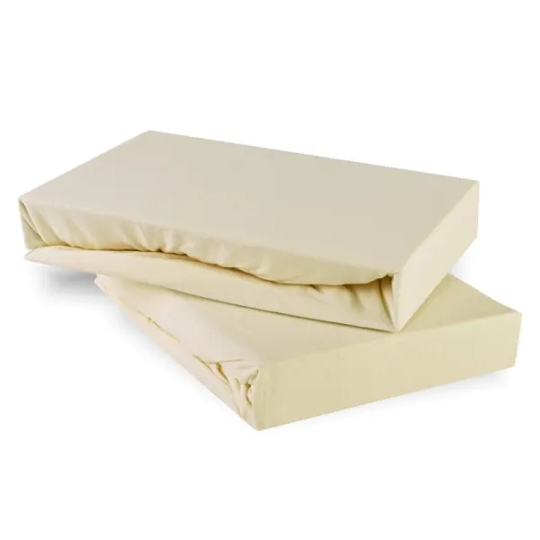 Plachta posteľná krémová jersey EMI, Plachta 90x200