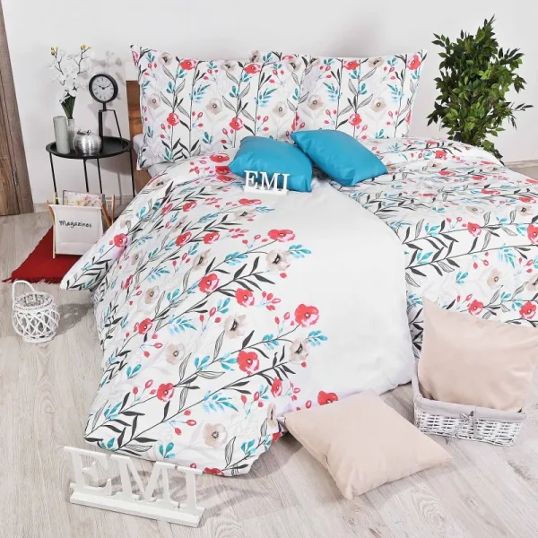 Obliečky bavlnené Nice EMI, Predĺžený set jednolôžko obsahuje 1x 140x220 + 1x 70x90