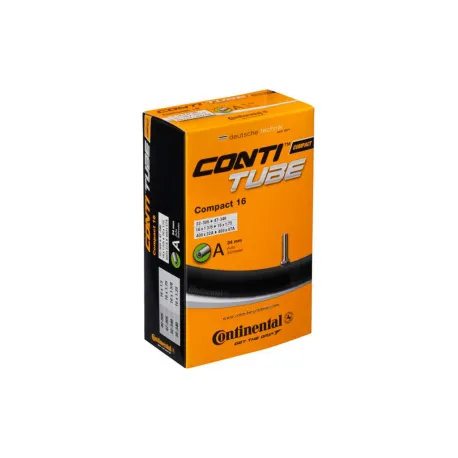 Duša na bicykel CONTINENTAL Compact 16 Wide - ventil AV34