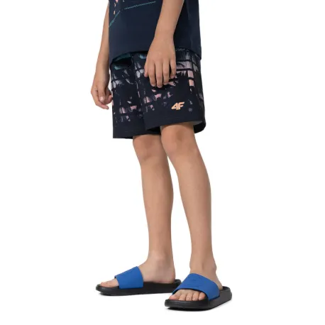Chlapčenské plavky 4F JUNIOR BOARD SHORTS M021-90A-MULTICOLOUR ALLOVER