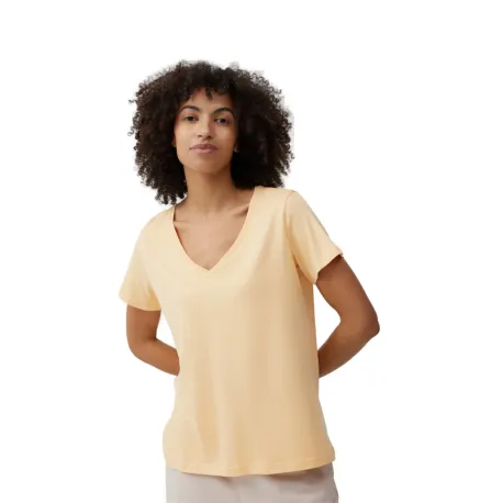 Dámske tričko s krátkym rukávom 4F TSHIRT F342-73S-LIGHT LEMON