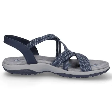 Dámske sandále SKECHERS Reggae Slim Turn It Up W navy