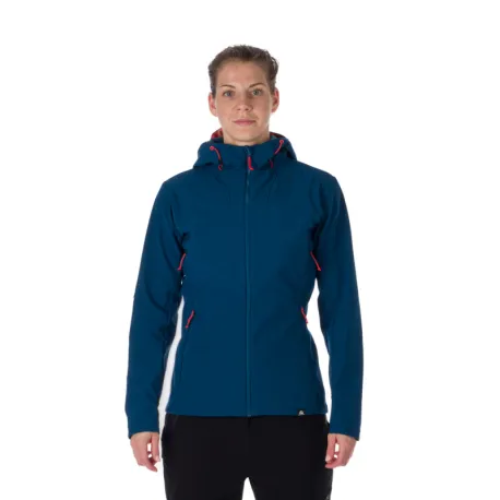 Dámska turistická softshellová bunda NORTHFINDER JANESSA-526-inkblue
