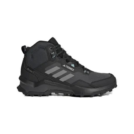 Členková turistická obuv ADIDAS Terrex AX4 Mid GTX core black grey three mint ton