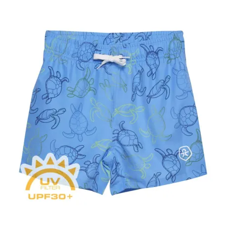Chlapčenské plavky COLOR KIDS Swim Shorts - AOP, coronet blue 720140.7450