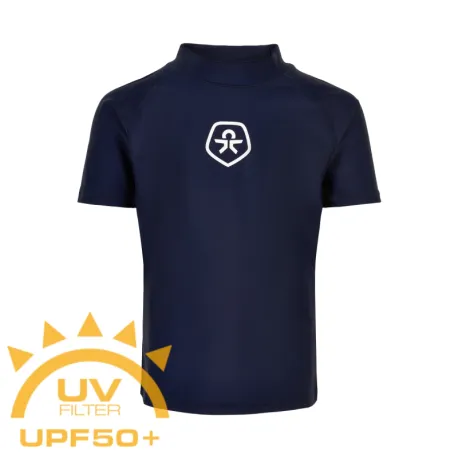 Chlapčenské tričko na kúpanie COLOR KIDS T-shirt - Solid-772-Dress Blues