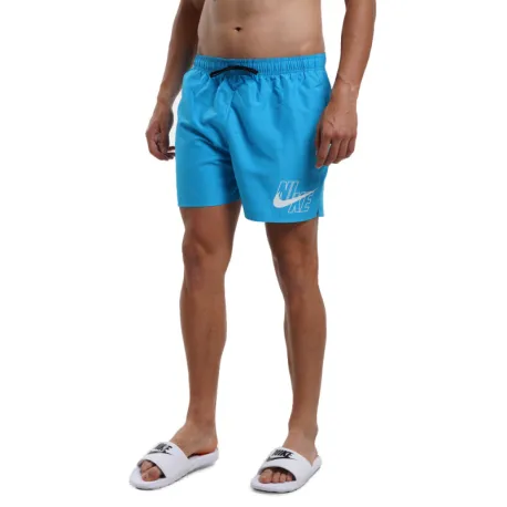 Pánske plavky NIKE SWIM Logo Lap 5 inch-406 Laser blue