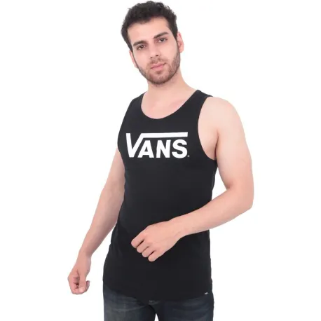 Pánske tričko s krátkym rukávom VANS CLASSIC TANK-BLACK-WHITE