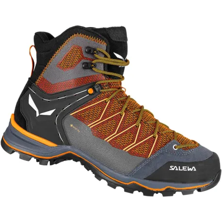 Pánska členková turistická obuv SALEWA Mountain Trainer Lite Mid GTX M black out carrot