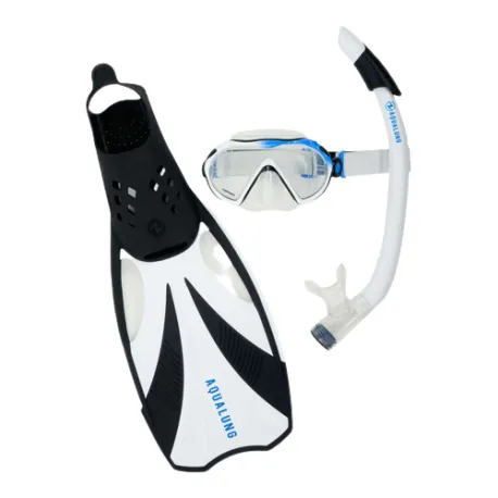 Potápačský šnorchlovací set AQUALUNG COMPASS SET BLACK WHITE