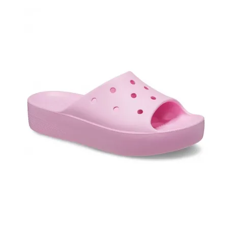 Dámske šlapky (plážová obuv) CROCS Classic Platform Slide flamingo