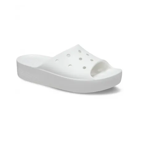 Dámske šlapky (plážová obuv) CROCS Classic Platform Slide white